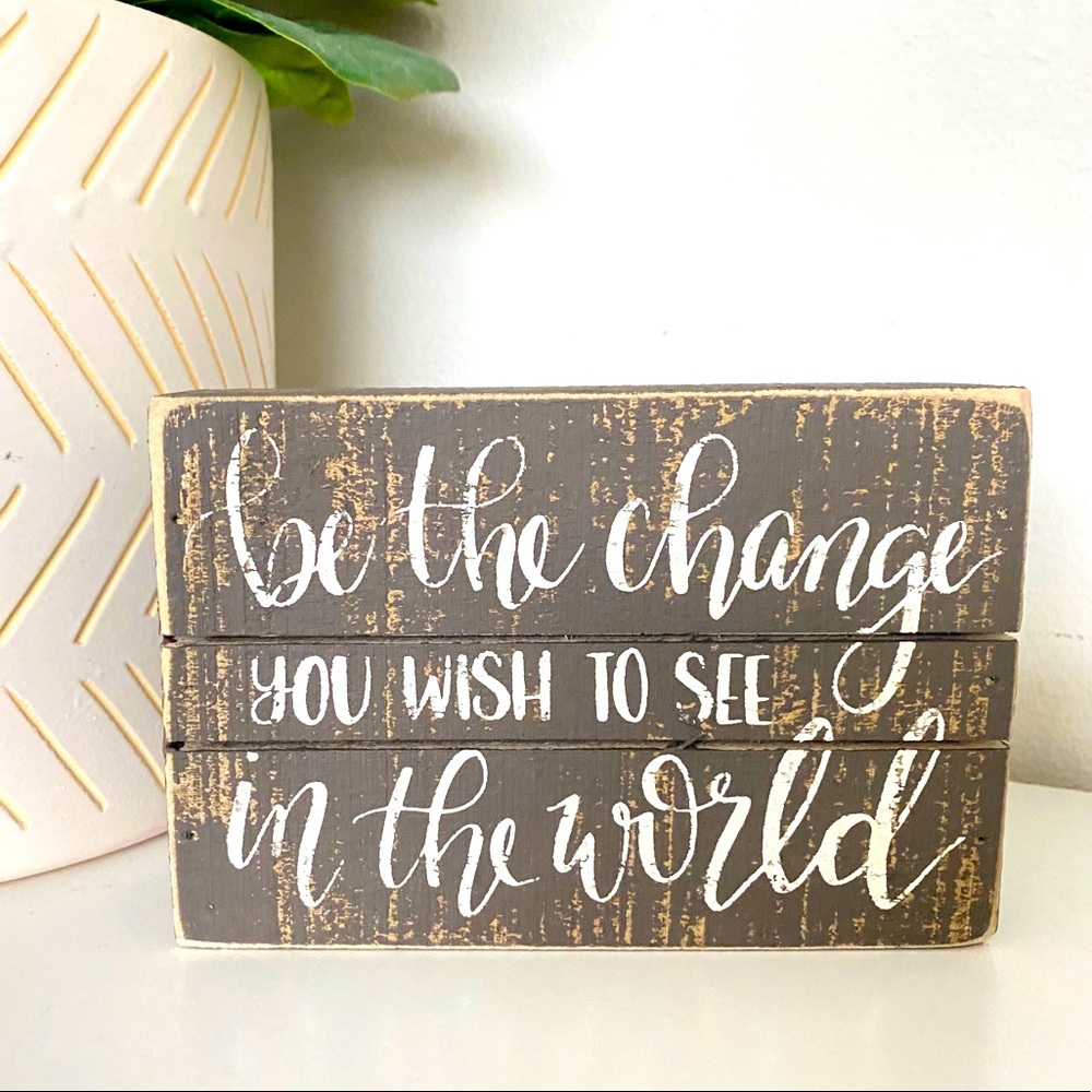 Small Wood Sign